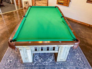 Texas Hickory 8' Pool Table - Display Model