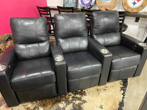 Three Chair Media Seating - Display Model