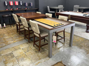 Harper 9' Shuffleboard Table Dining Package - Display Model