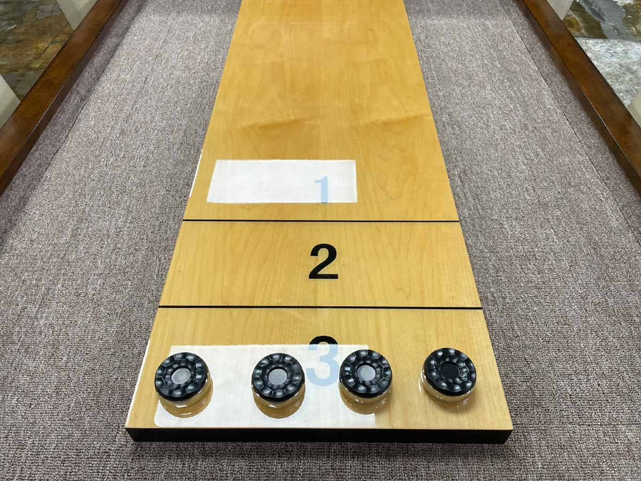 Harper 9' Shuffleboard Table Dining Package - Display Model