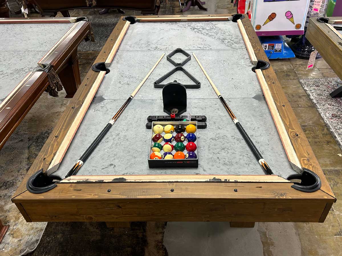 Booth Pool Table Display Outlet "As Is"
